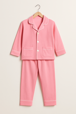 Kids Pink Pajama Set – Soft Cotton Nightwear