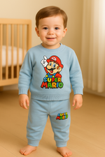 Baby Boys Super Mario Blue Tracksuit