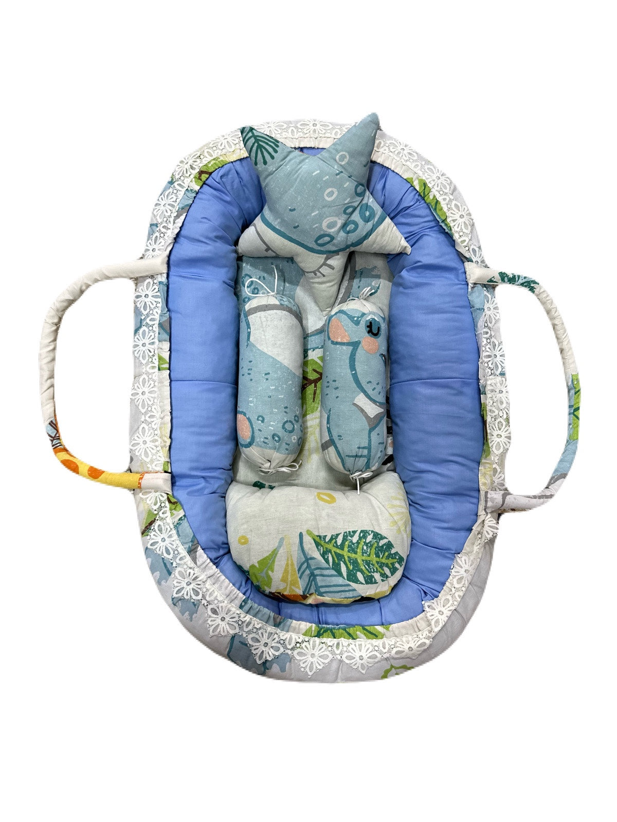 Newborn Snuggle Bed - BLUE