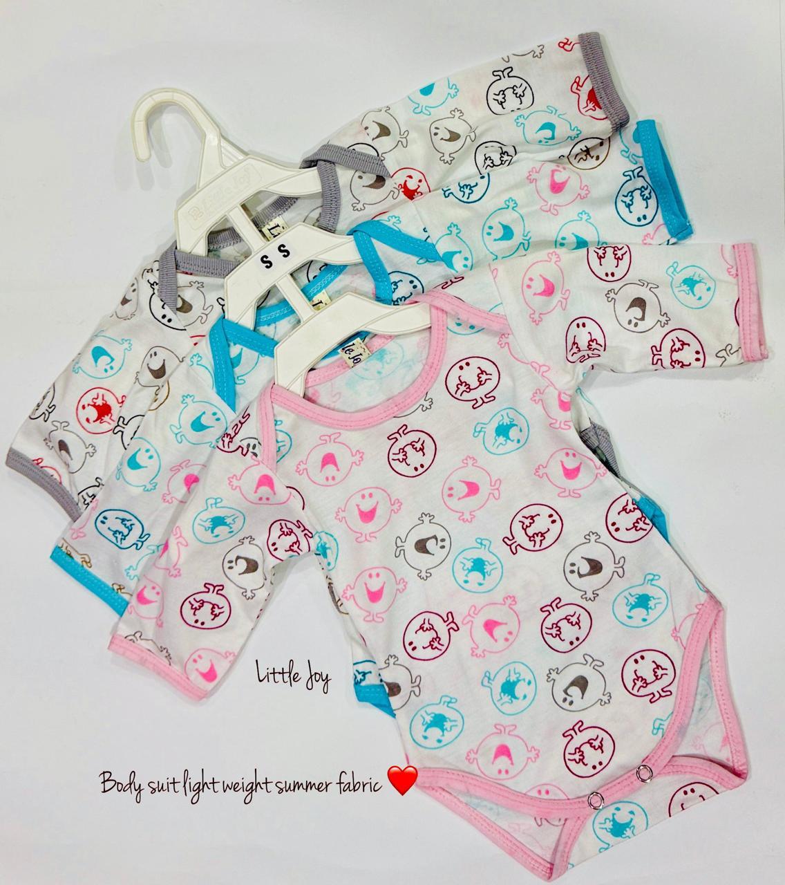 Little Joy Baby Bodysuits – (Pack of 3)