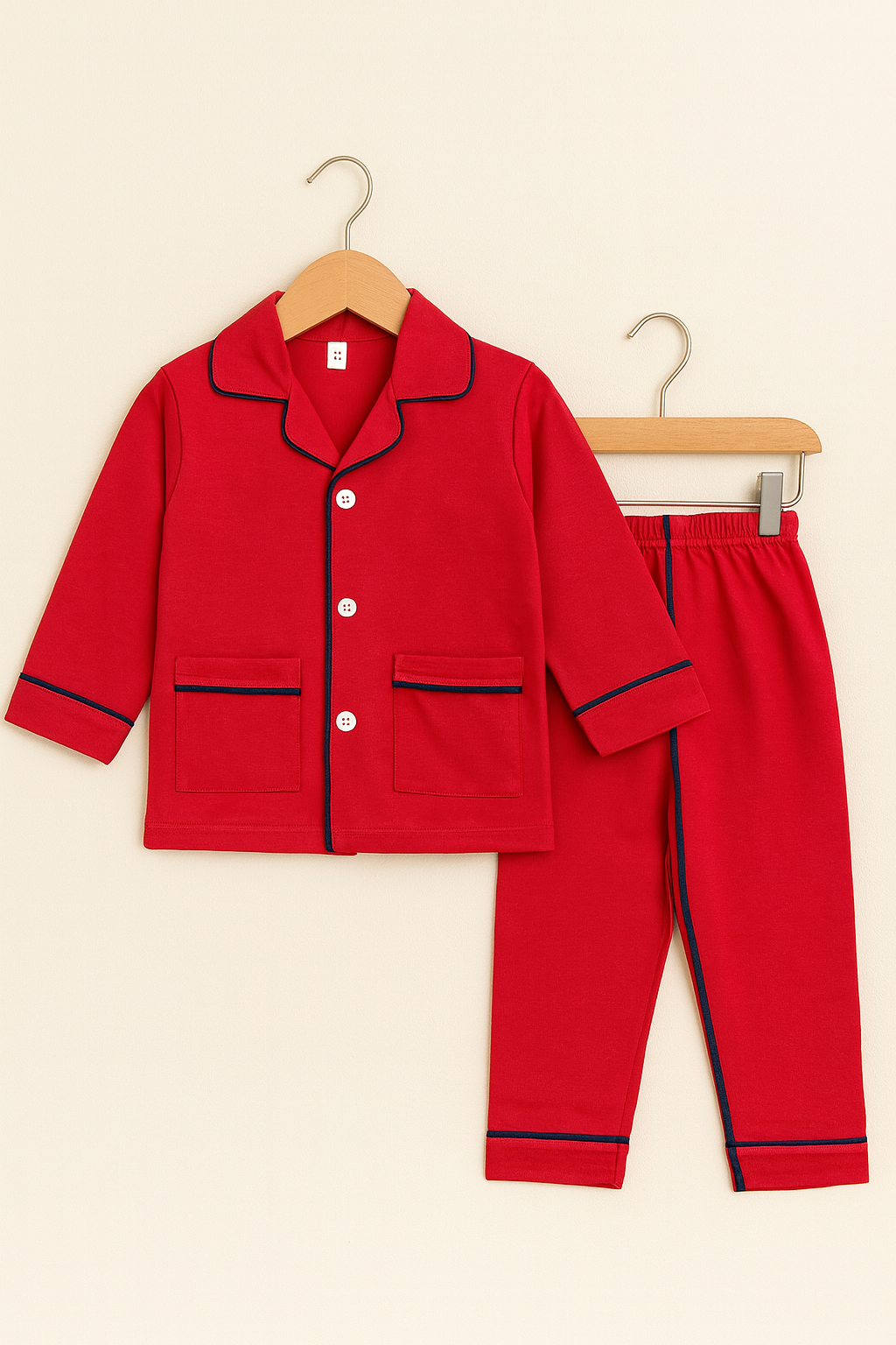 Red Baby Pajama Set - Comfortable Nightwear