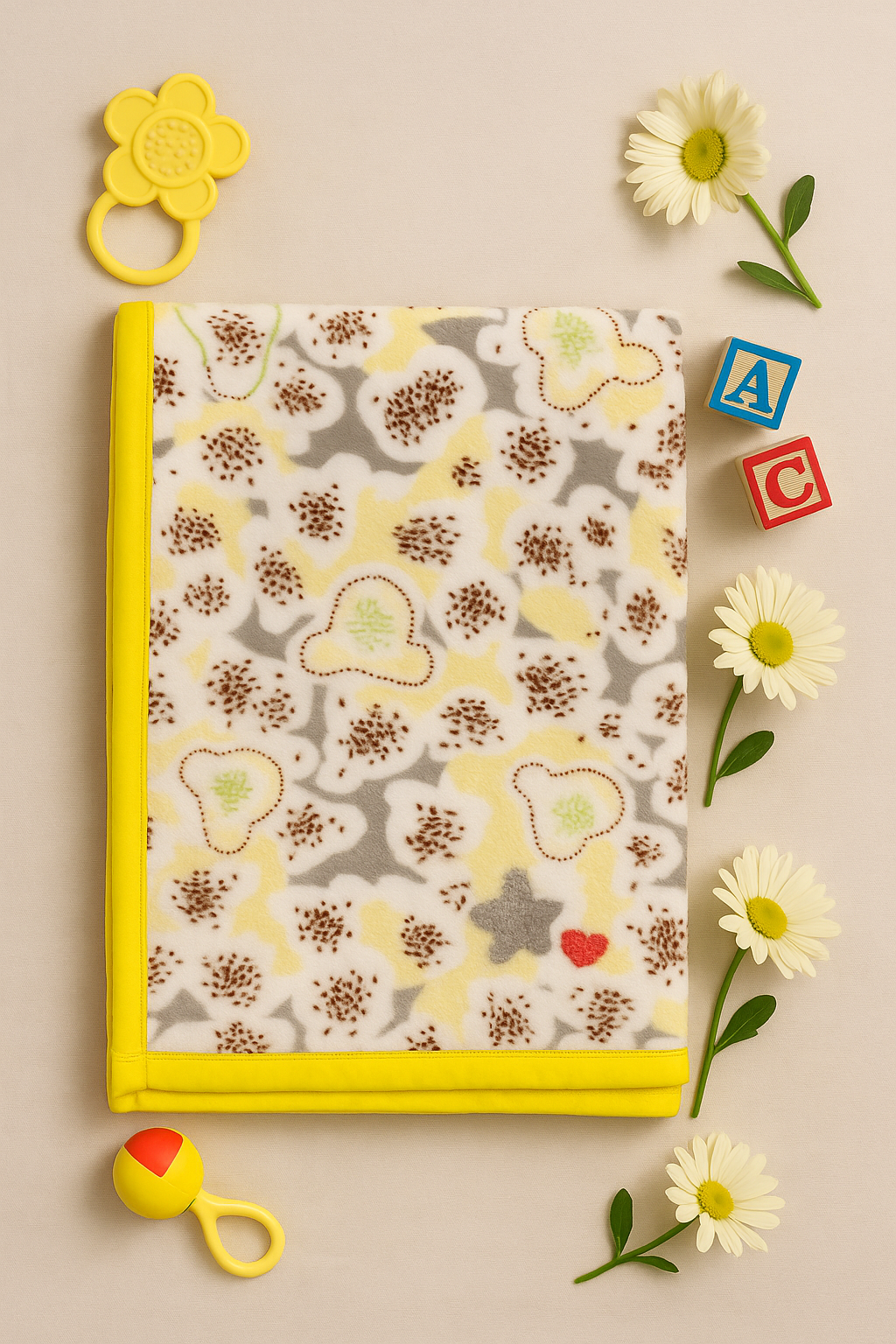 Baby Blanket – Sunny Bloom Comfort