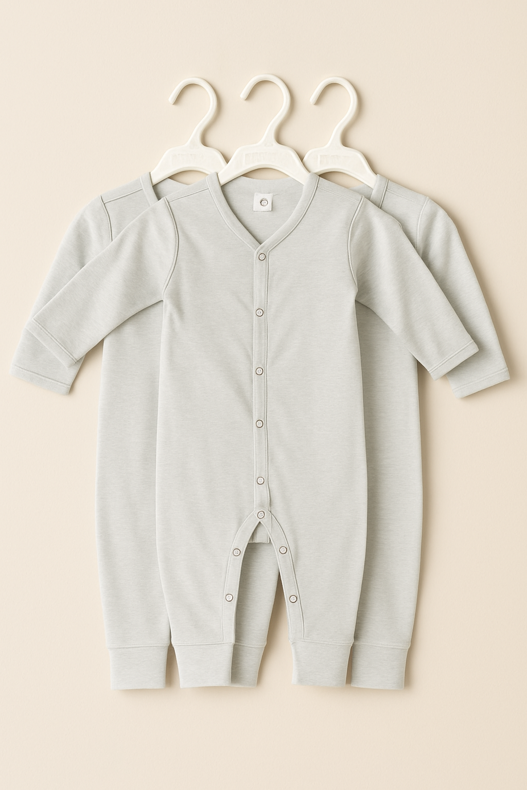 Baby Romper Pack of 3 - white