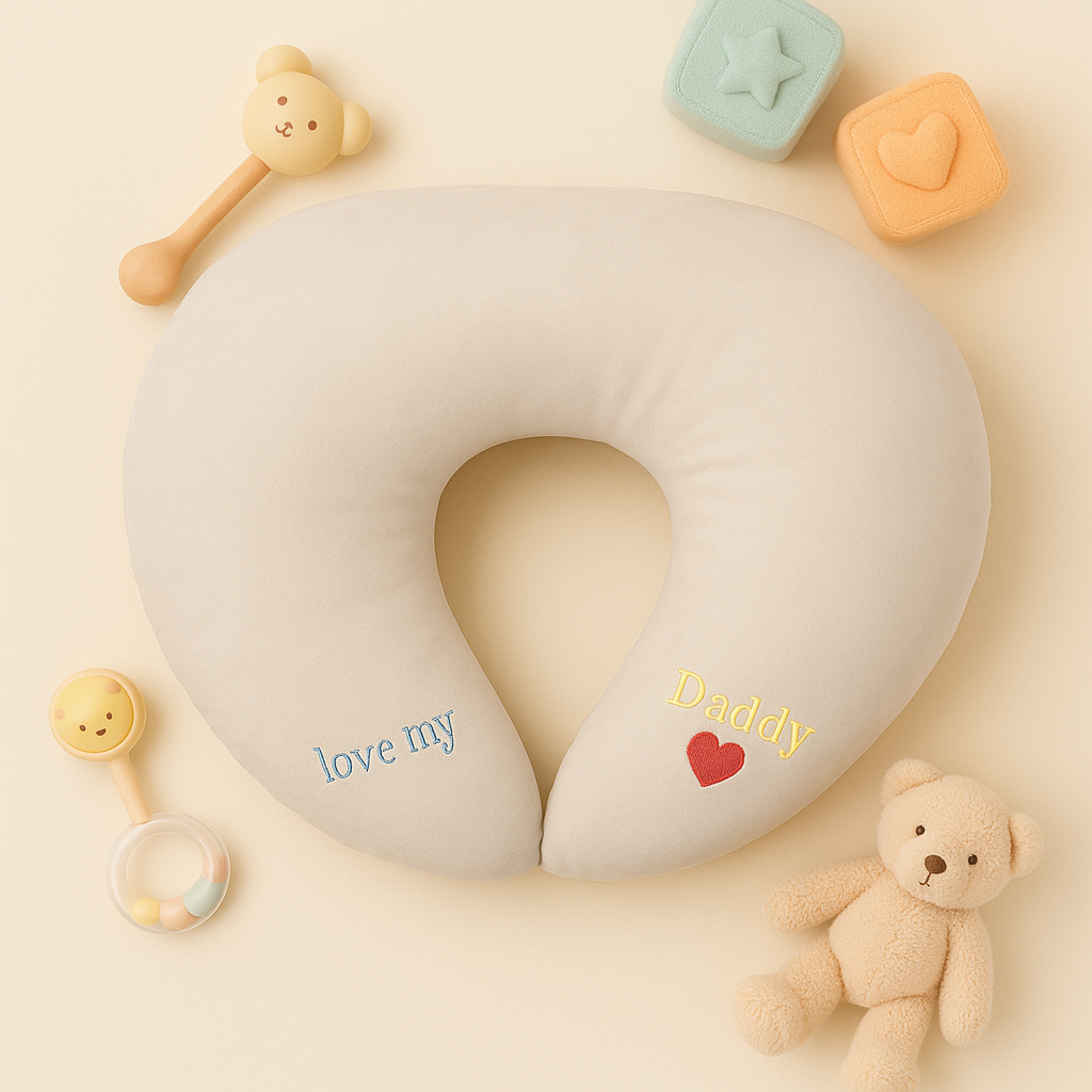 Little Joy Nursing Pillow – Beige Love My Daddy