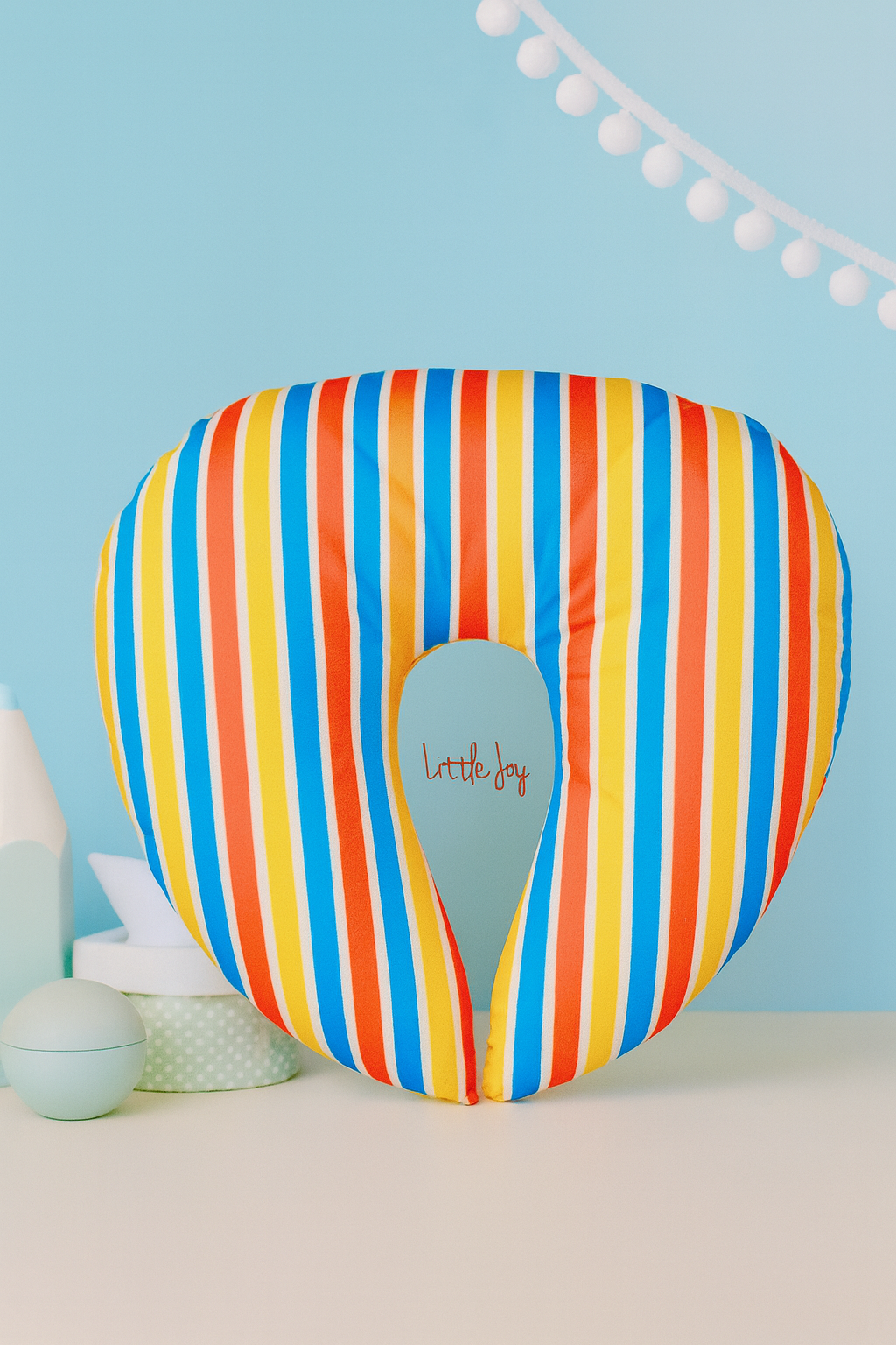 Little Joy Nursing Pillow – Rainbow Stripes