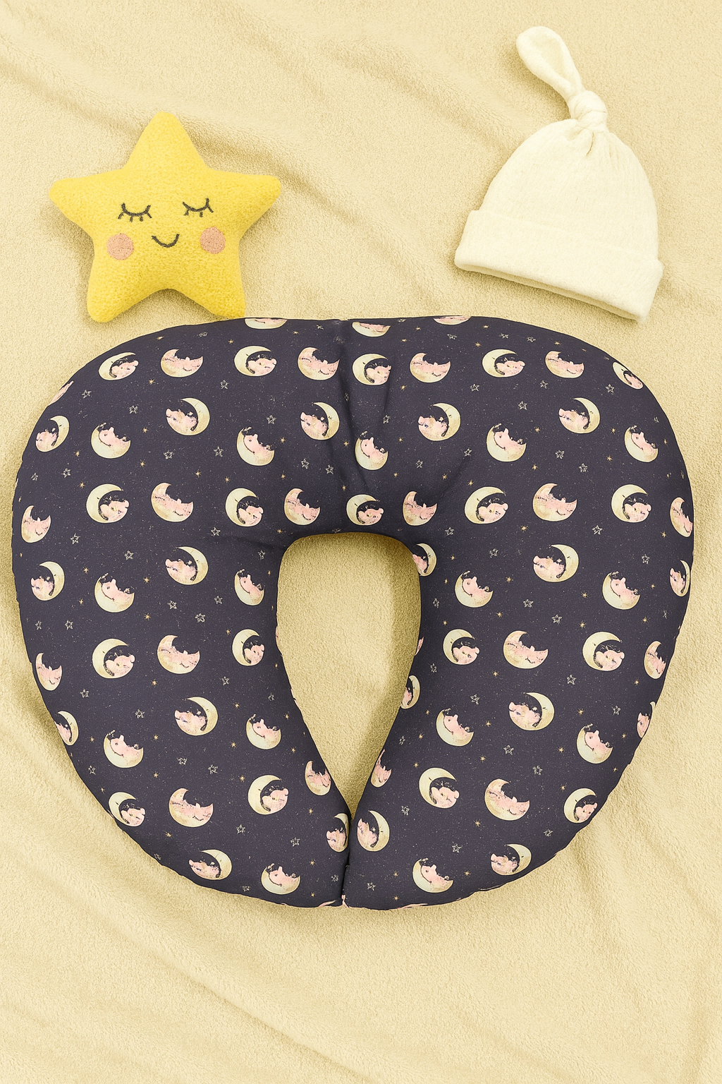 Baby Feeding & Nursing Pillow – Moonlight Comfort Support