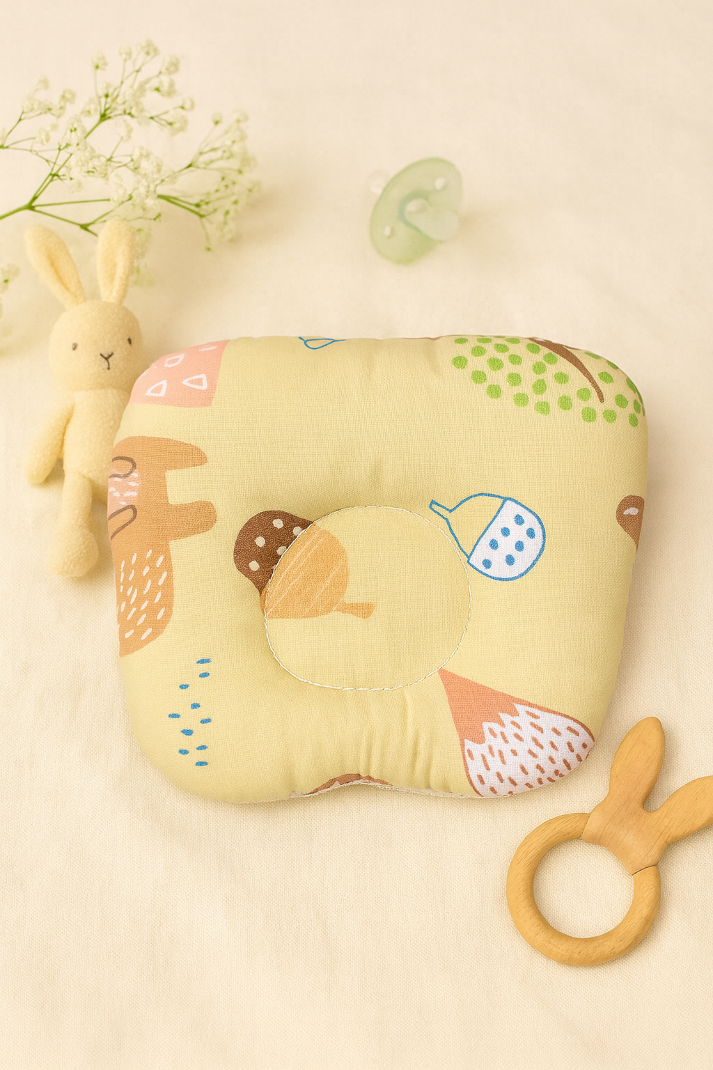 Little Joy Newborn Baby Pillow – Soft Head Shaping Cushion