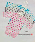 New Born Body Suits (Full Sleeve) Printed - Pack of 3