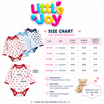 Little Joy Baby Bodysuits Printed Full Sleeve – (Pack of 3)