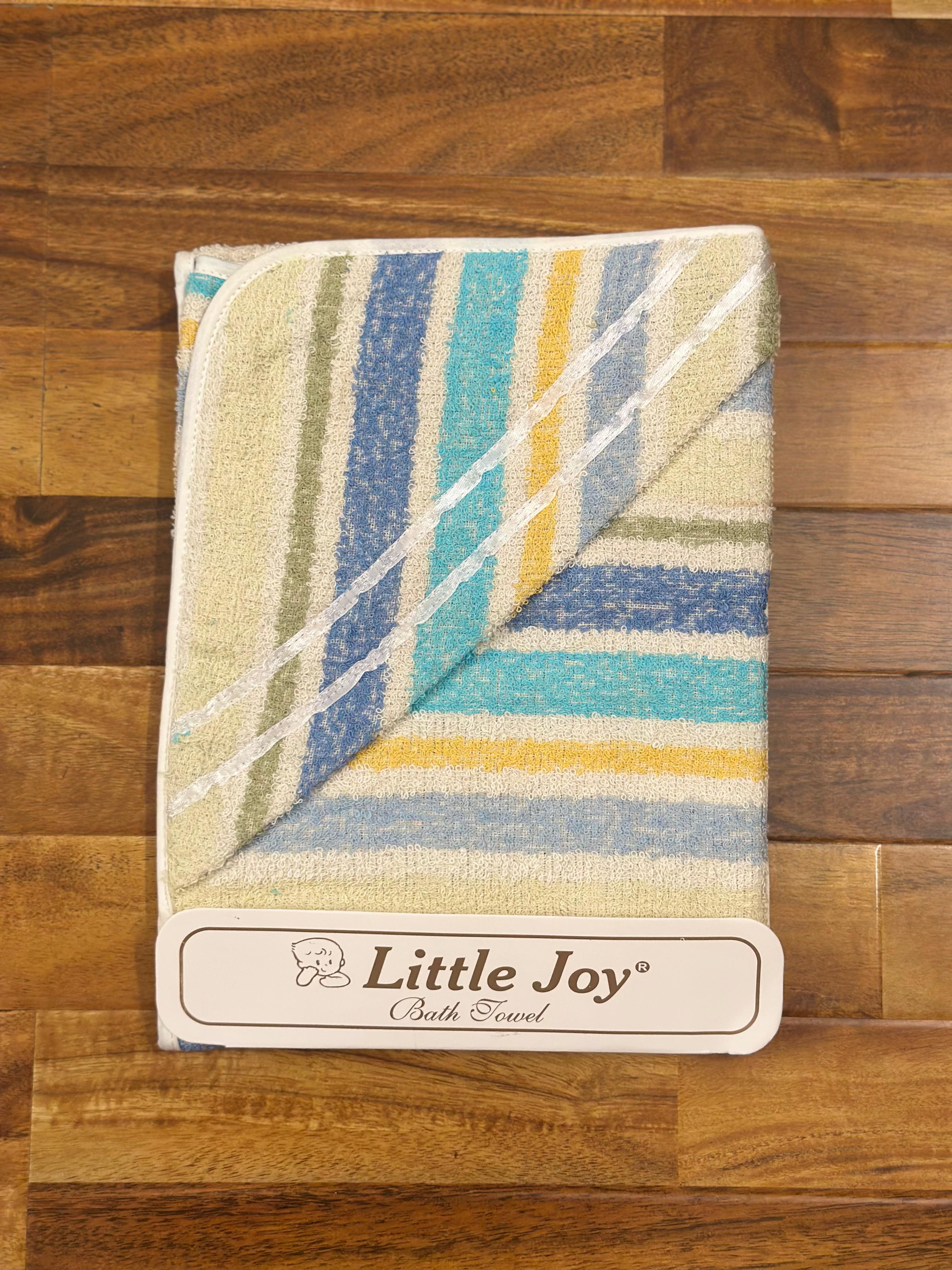 Baby Hooded Bath Towel – Colorful Stripes
