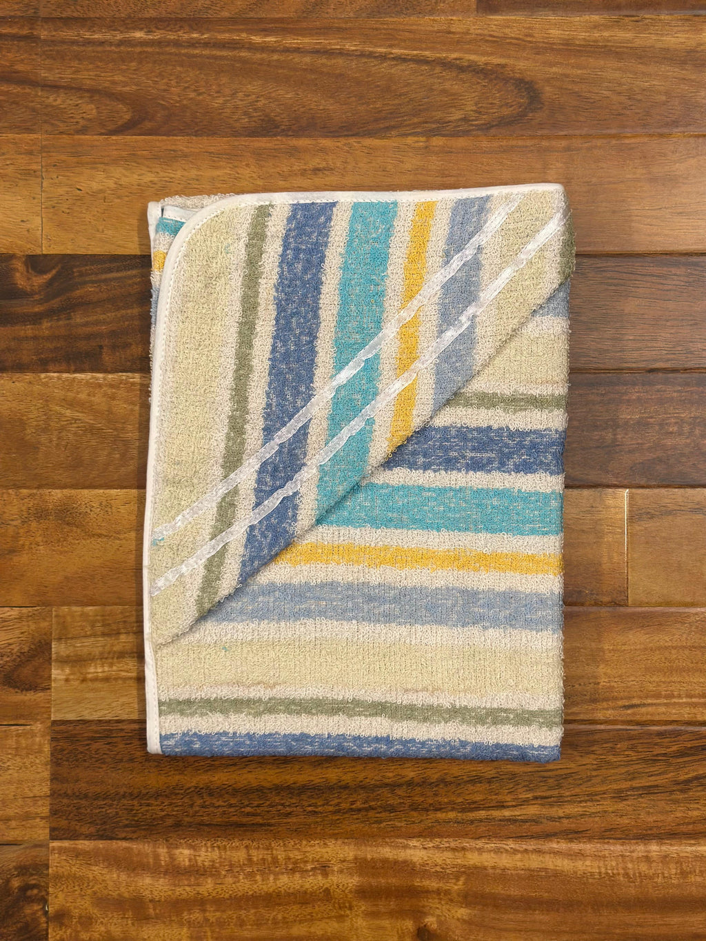 Baby Hooded Bath Towel – Colorful Stripes