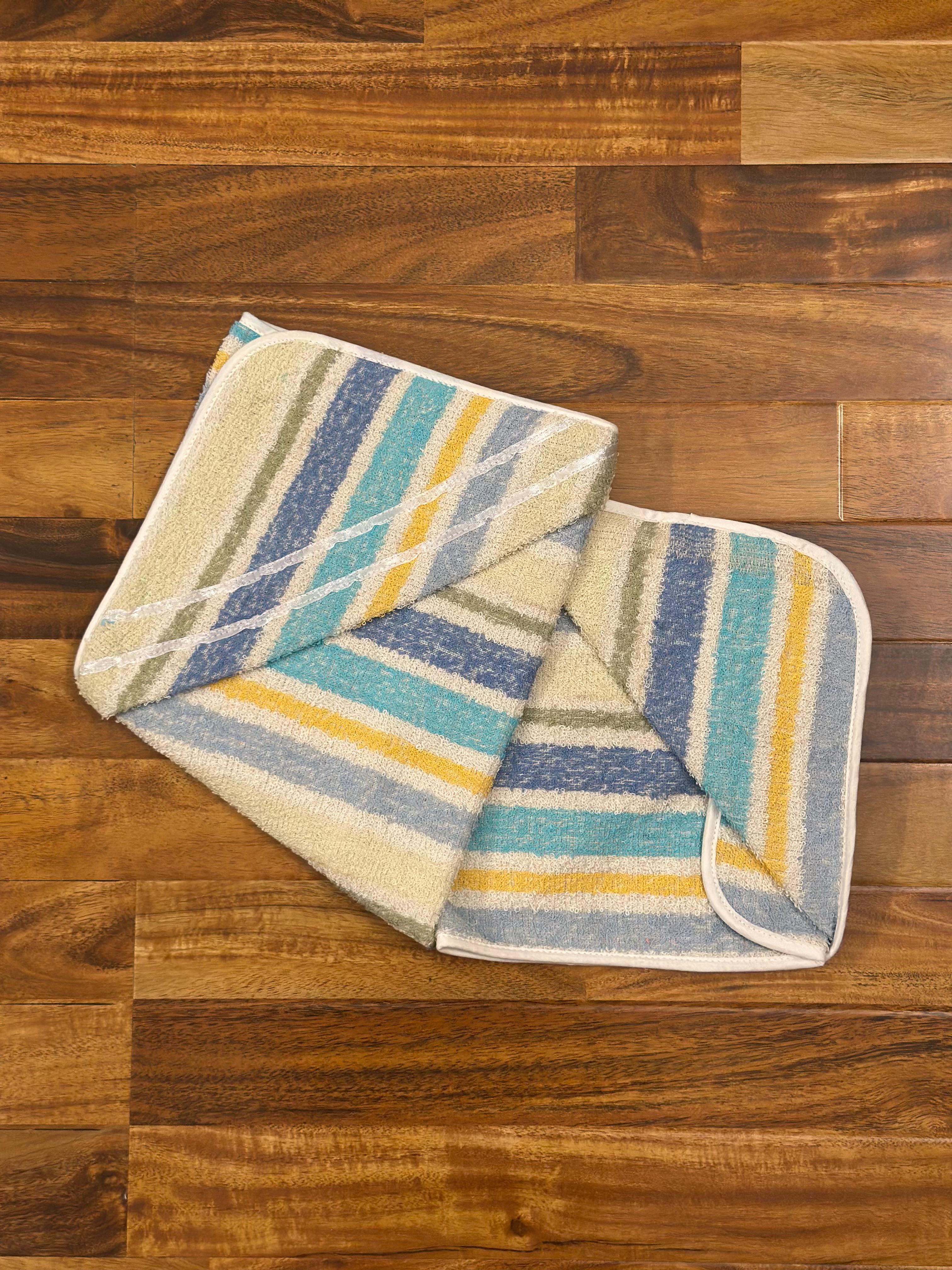 Baby Hooded Bath Towel – Colorful Stripes