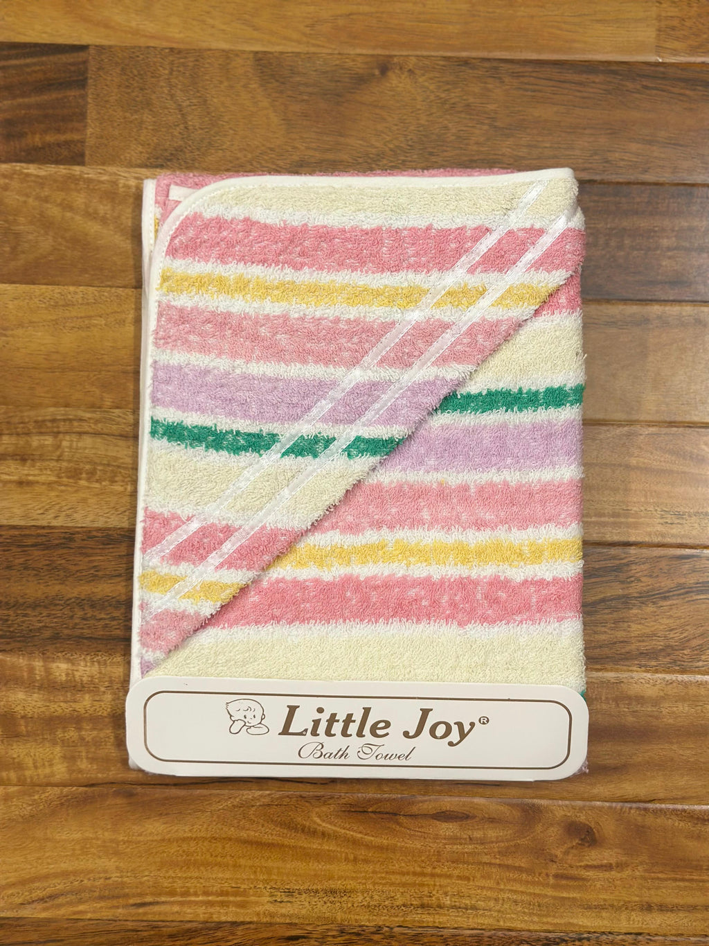 Baby Hooded Bath Towel – Colorful Stripes