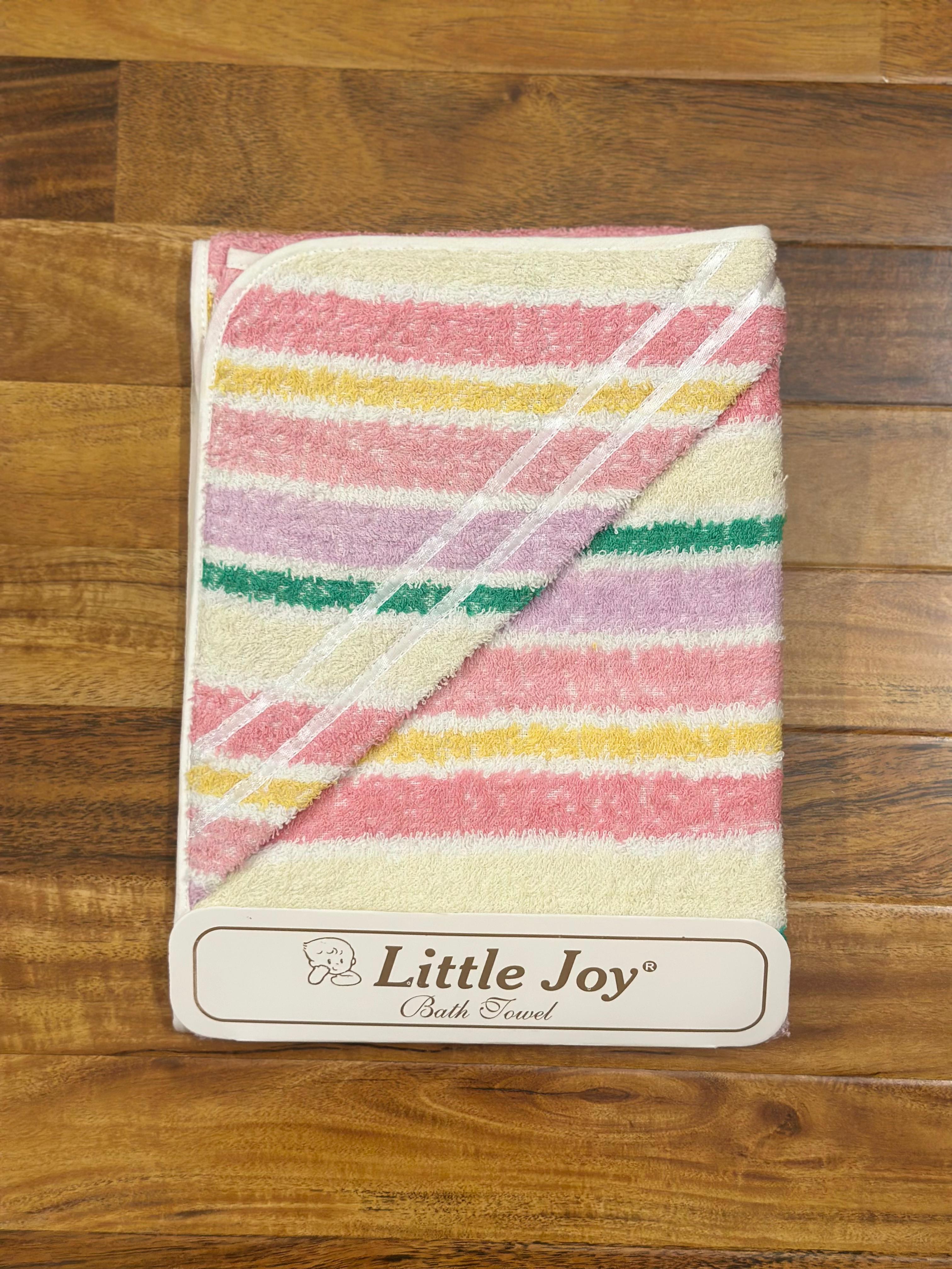 Baby Hooded Bath Towel – Colorful Stripes