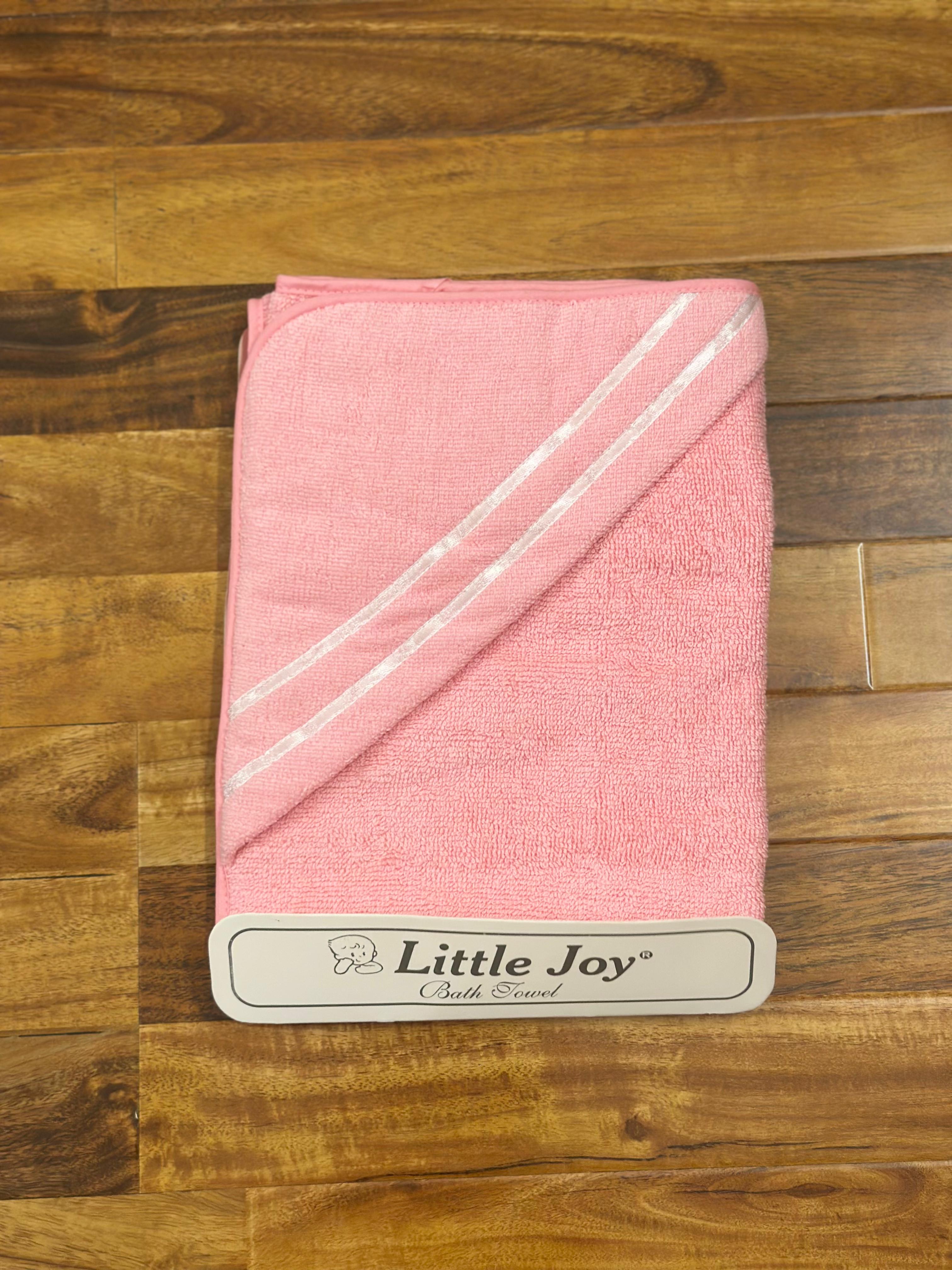 Baby Hooded Bath Towel – Double Stripe Design