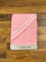 Baby Bath Towel Regular Check Piping With Hood  – Double Stripe Design