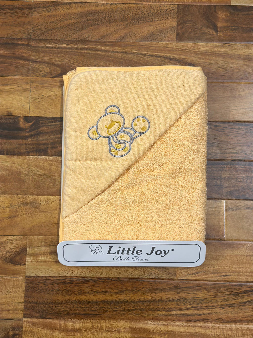Baby Hooded Bath Towel – Bear Embroidery