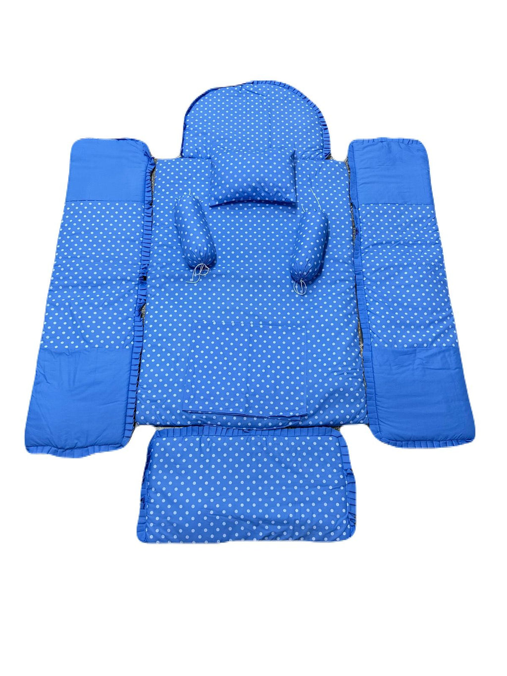 Baby Bedding Set with Mattress, Pillow & Bolsters