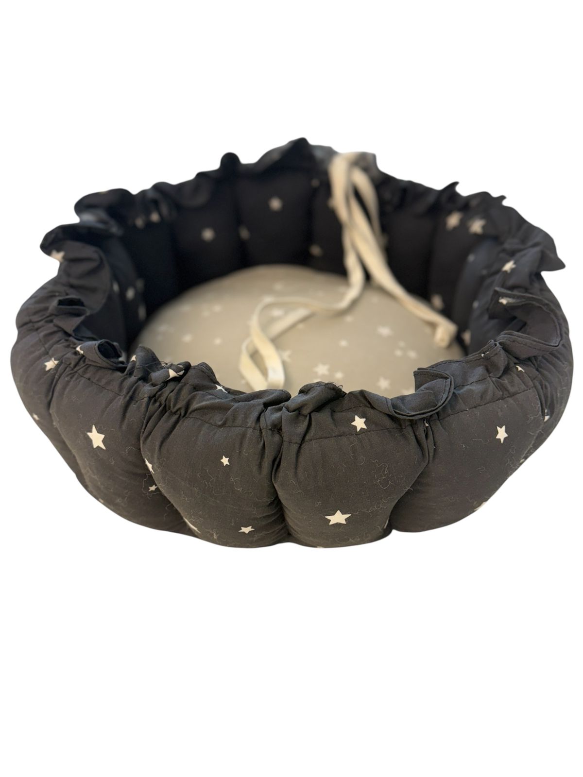 Little Joy® Snuggle Bed with Star & Moon Print – Cozy Baby Nest