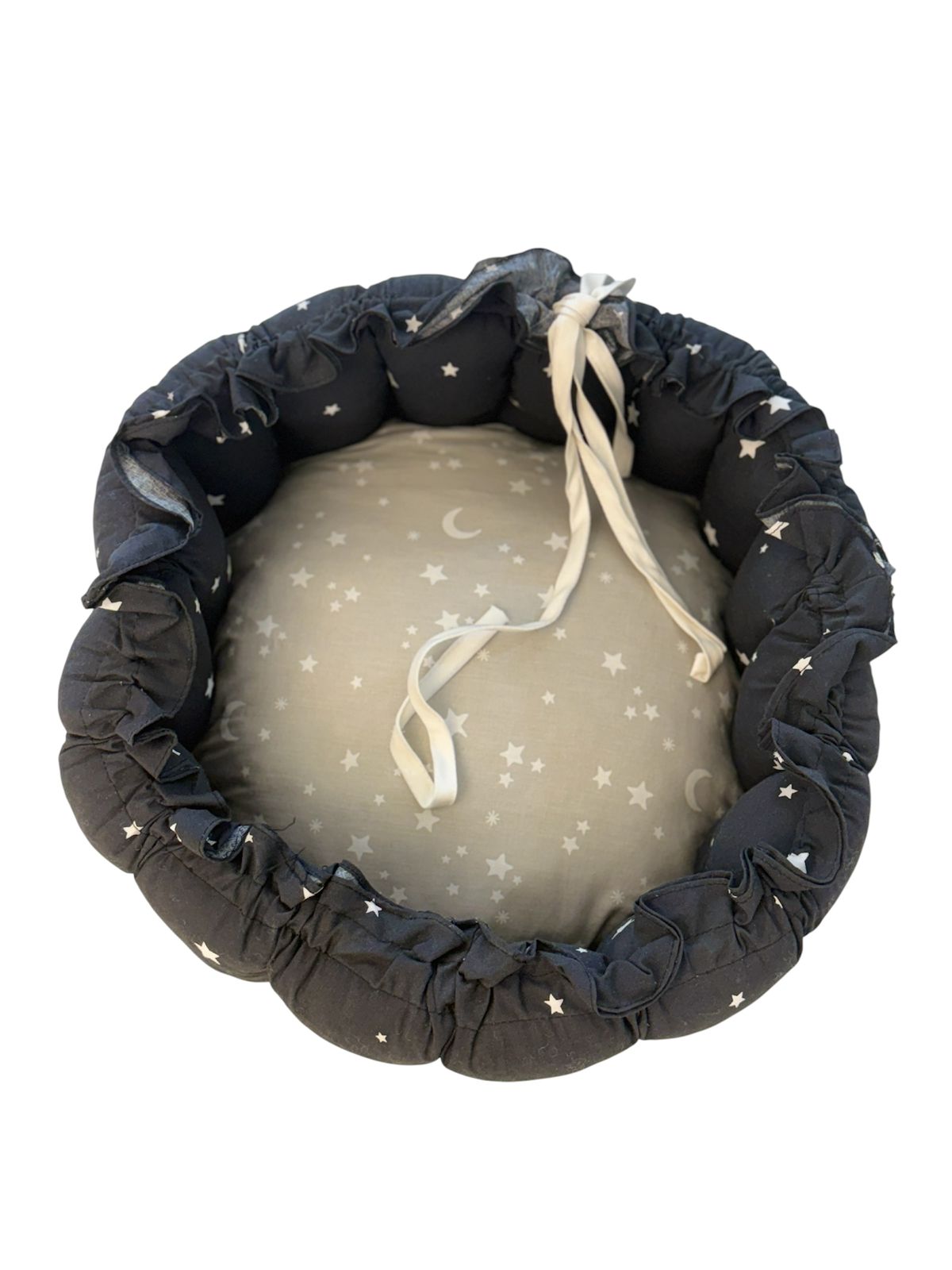 Little Joy® Snuggle Bed with Star & Moon Print – Cozy Baby Nest