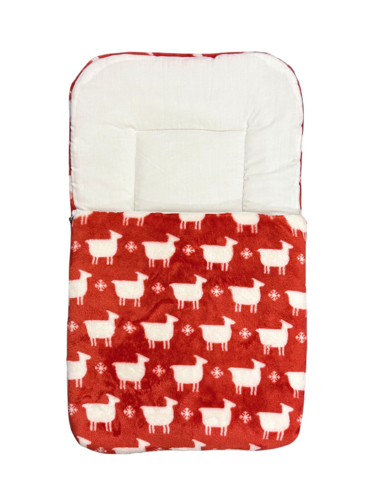 Baby Sleeping & Carrying Bag – Red Sheep Print