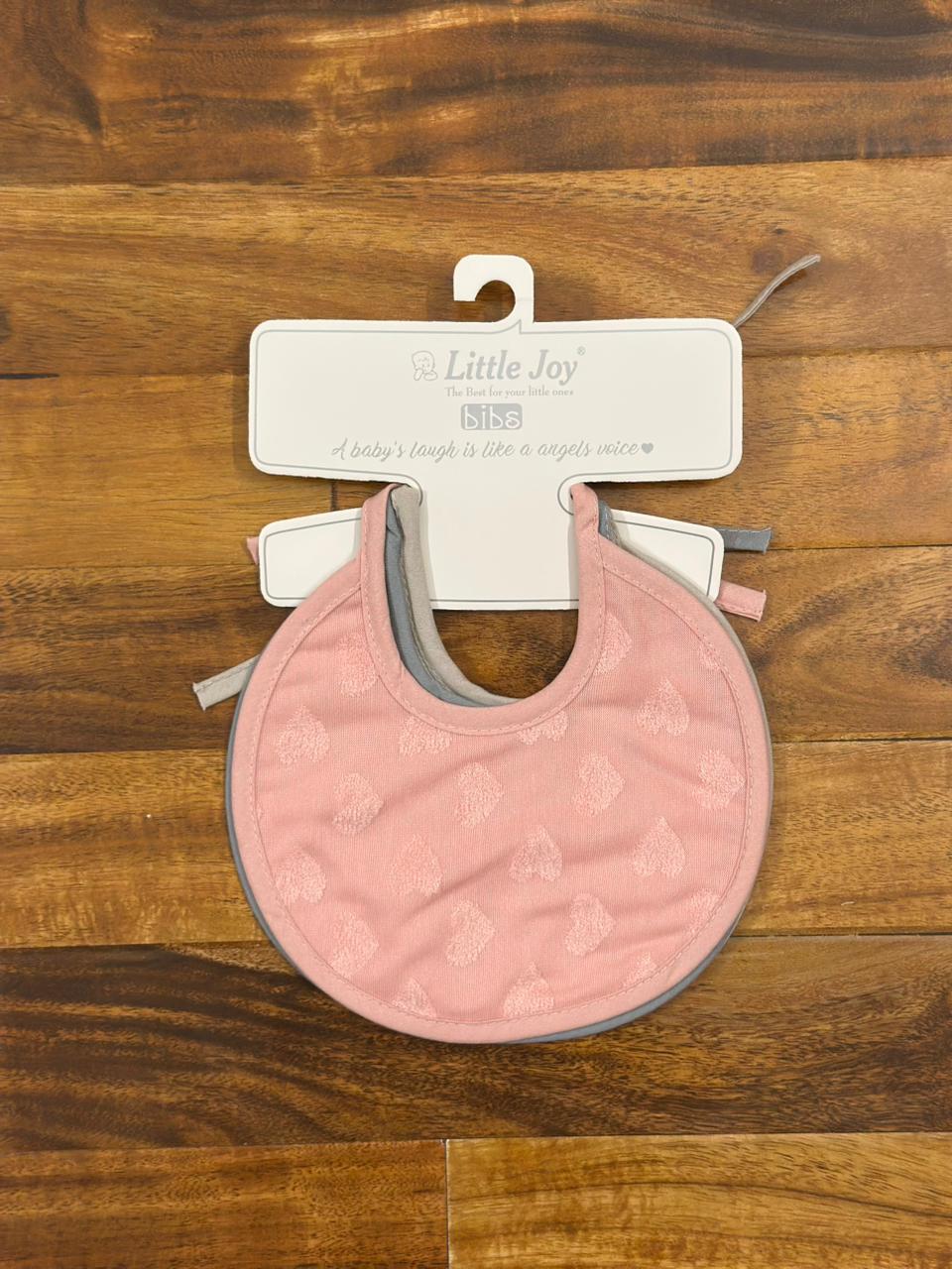 Embroidered Bib with string - Pack of 3