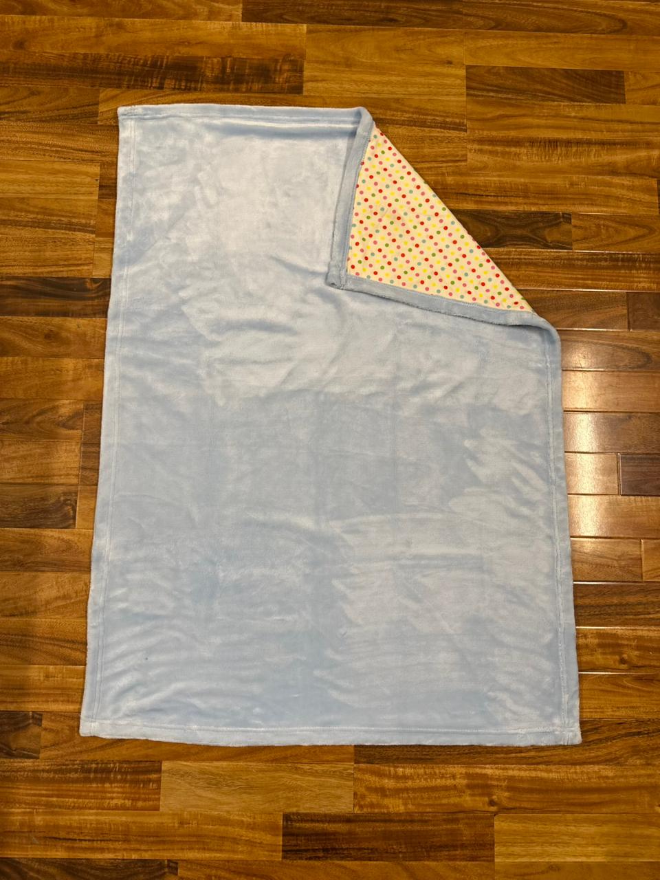 Newborn premium Velour Blanket - Polka Dot