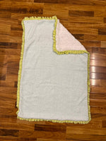 Newborn premium Velour Blanket - Green