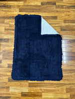 Newborn premium Velour Blanket - Blue