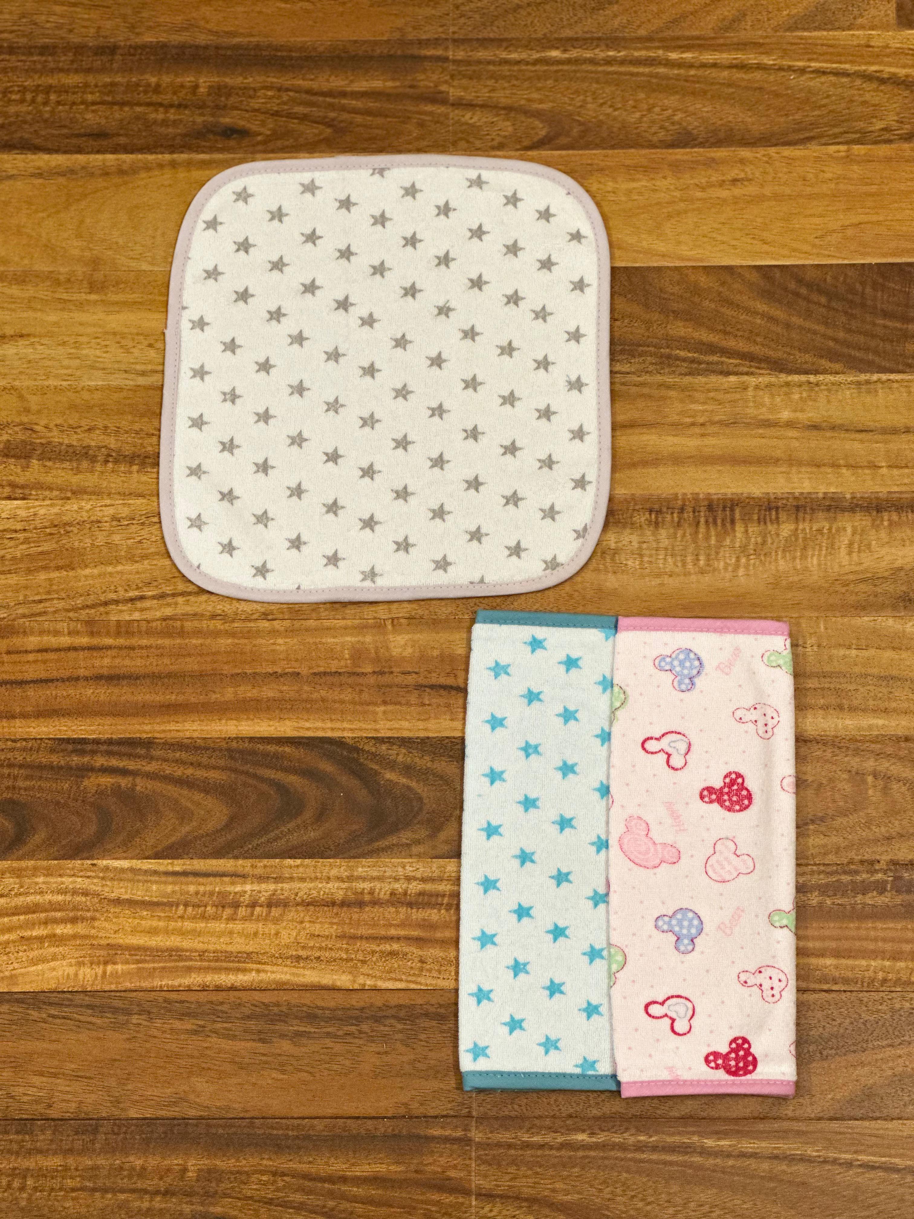 Baby Face Towel Set – Printed Design (Pack of 3)