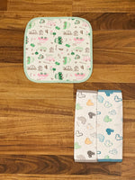 Printed Baby Face Towels Pack of 3