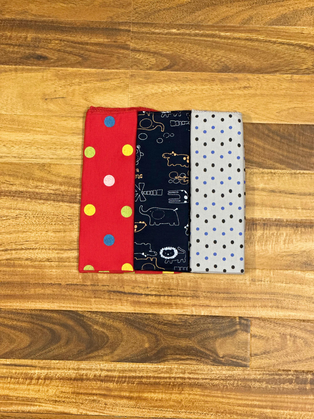 Baby Head Scarf / Bandana Bibs – Printed (Pack of 3)