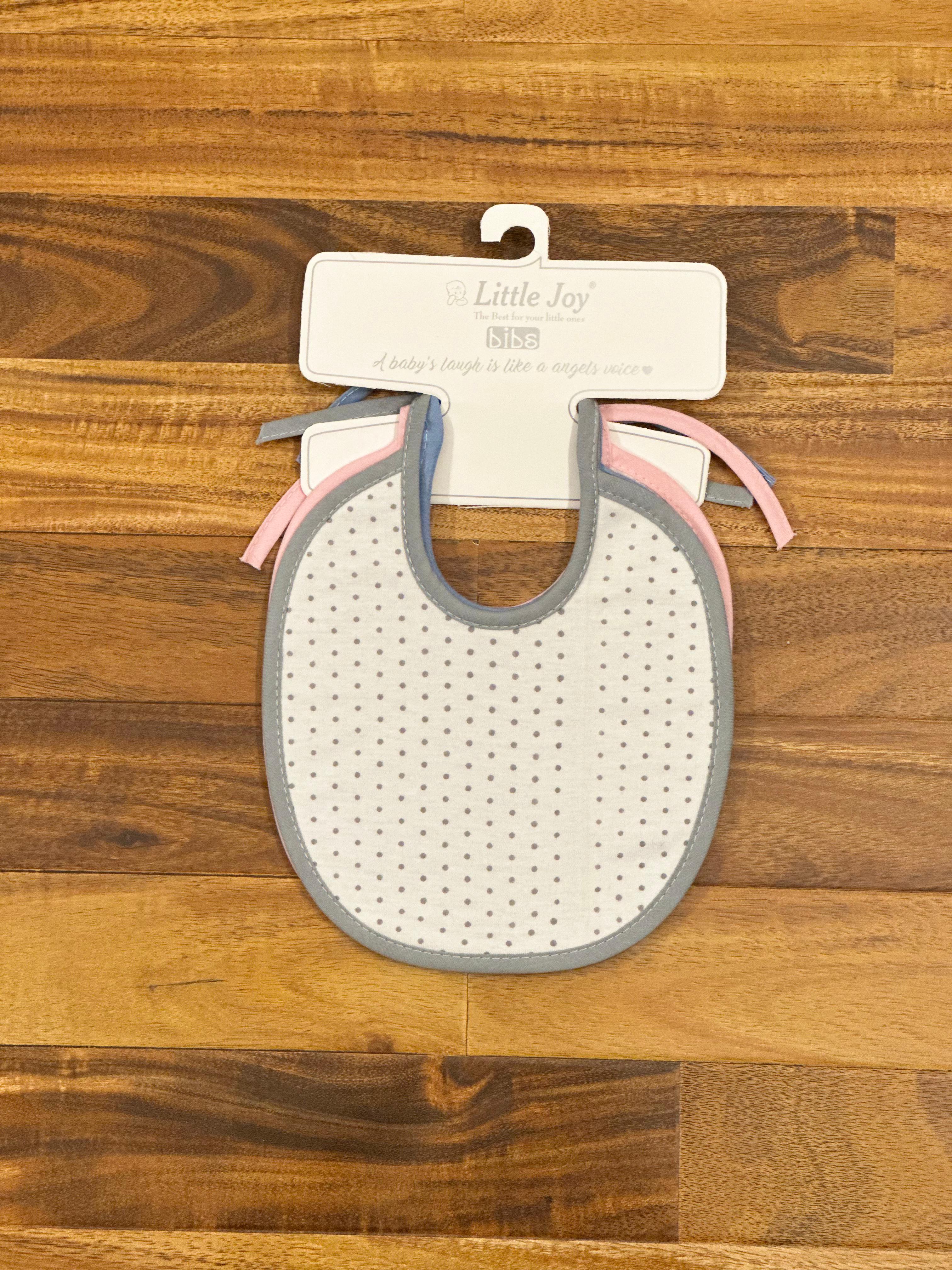Baby Bibs Printed – String Tie Closure (Pack of 3)