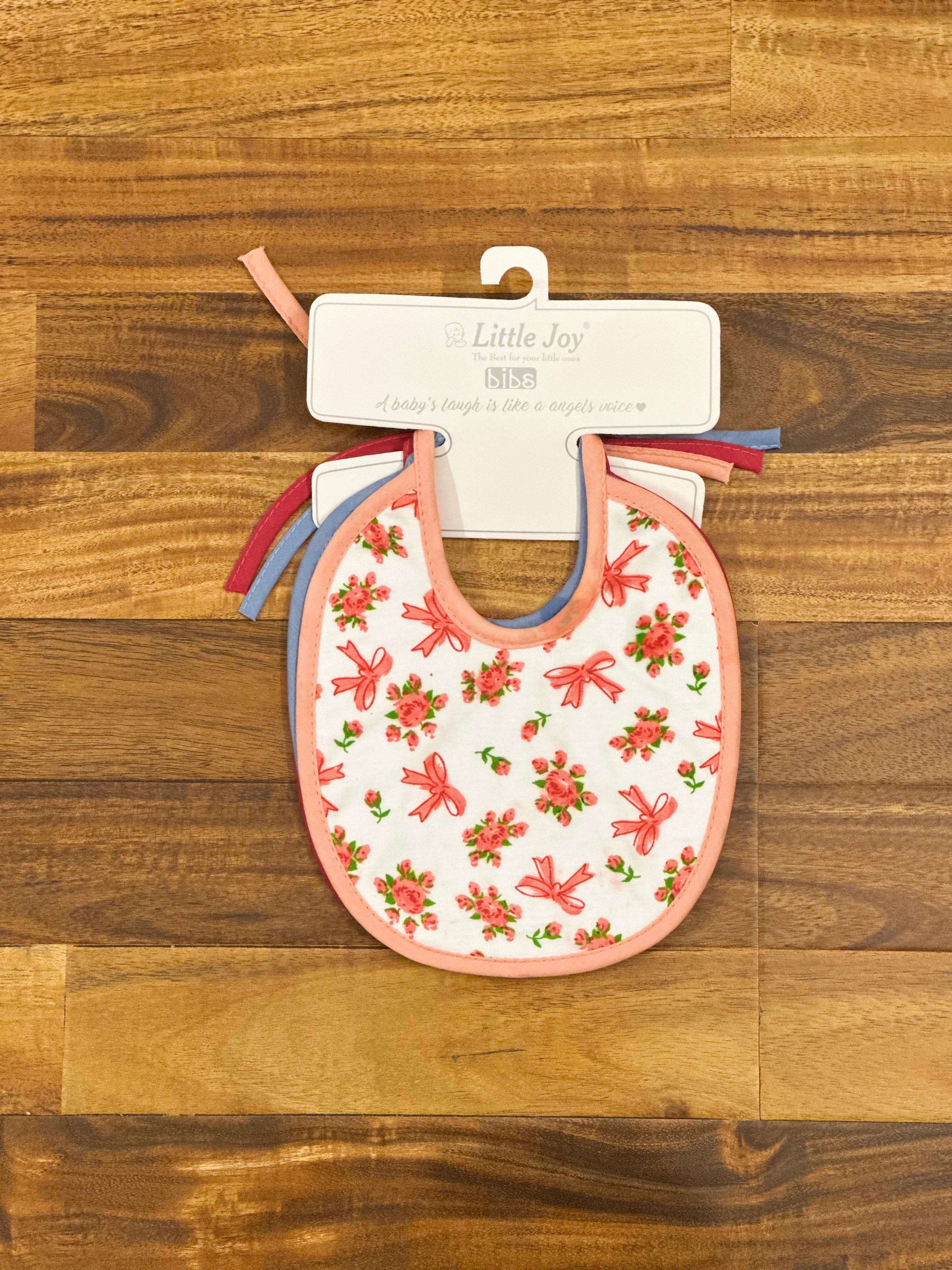 Baby Bibs Printed – String Tie Closure (Pack of 3)