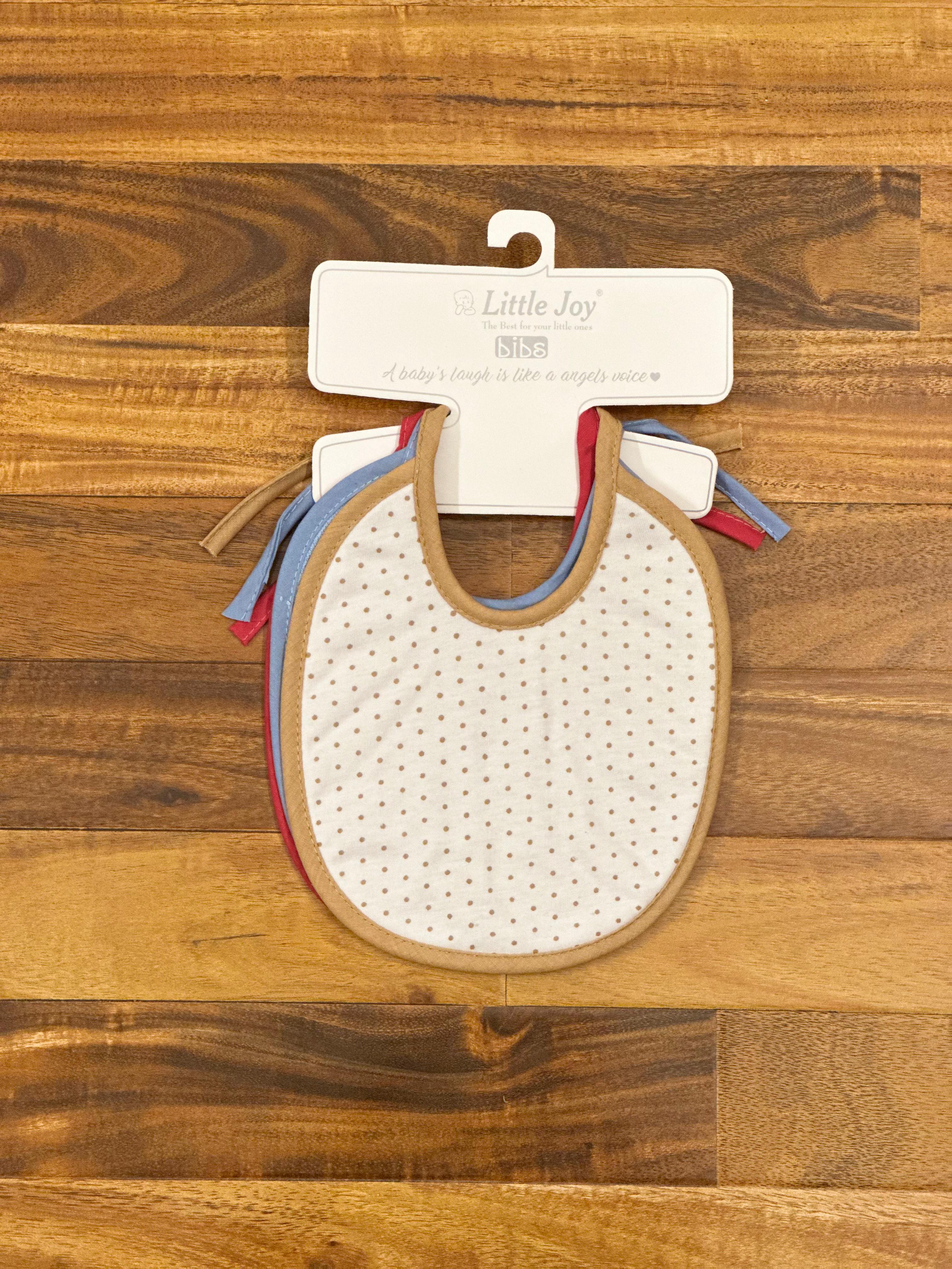 Baby Bibs Printed – String Tie Closure (Pack of 3)