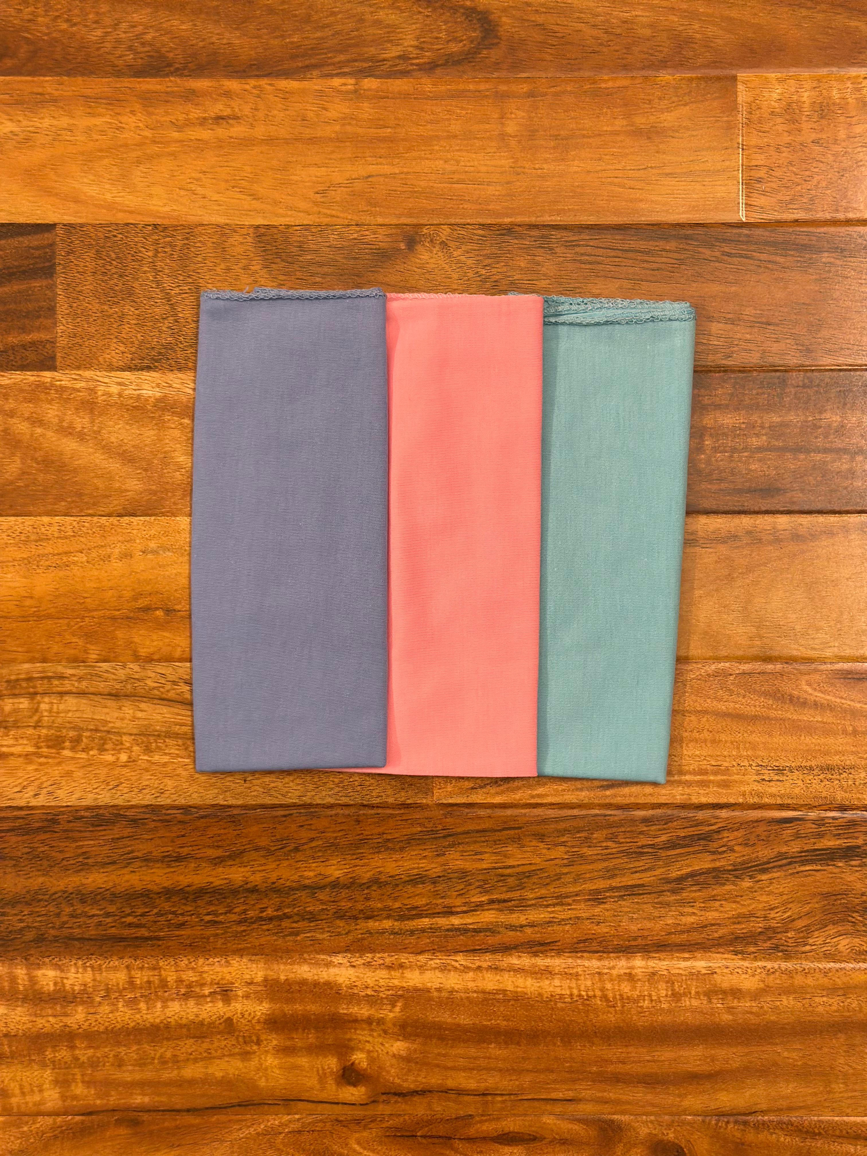 Baby Head Scarf Plain – (Set of 3)