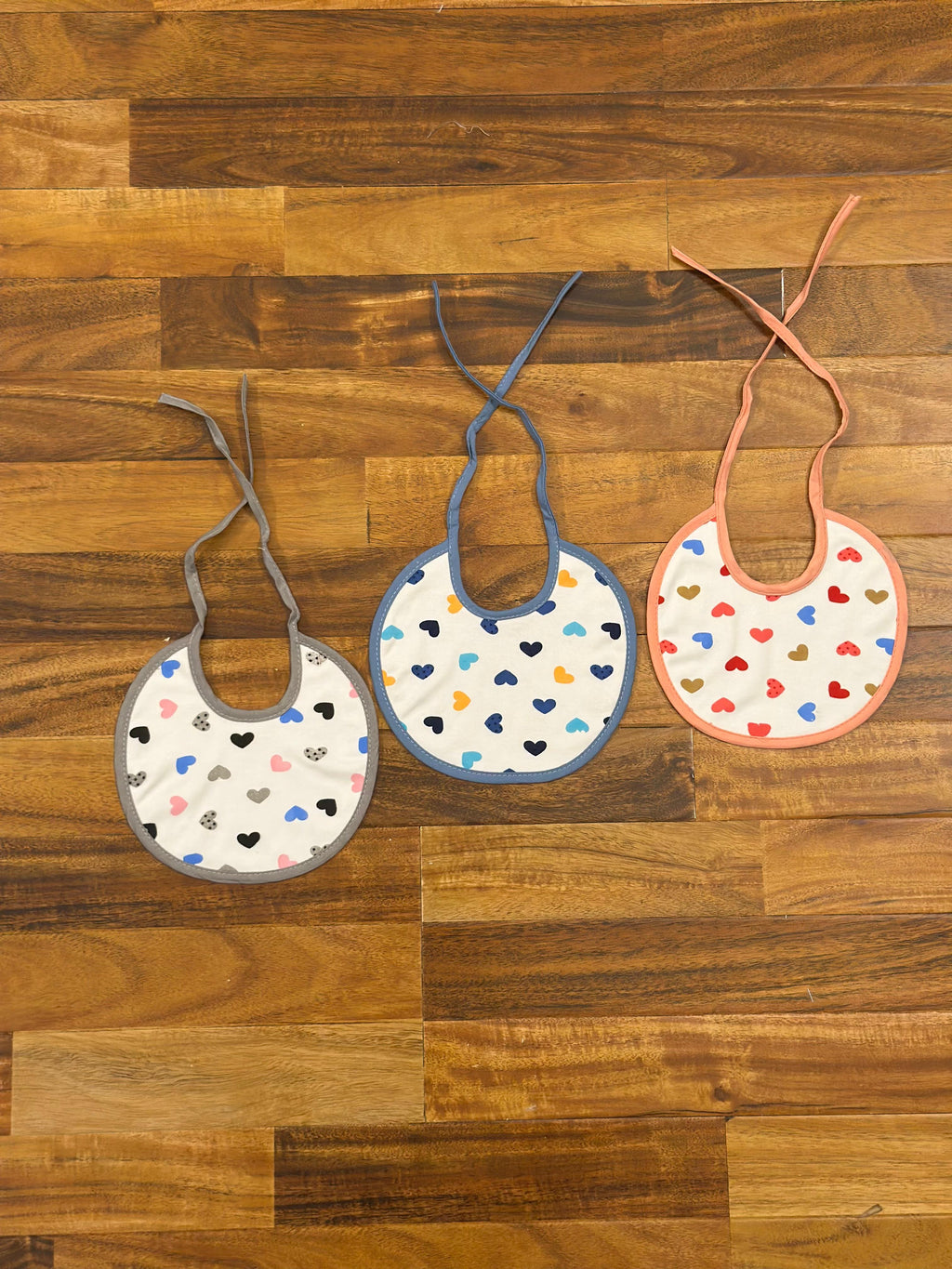 Baby Bibs Printed – String Tie Closure (Pack of 3)
