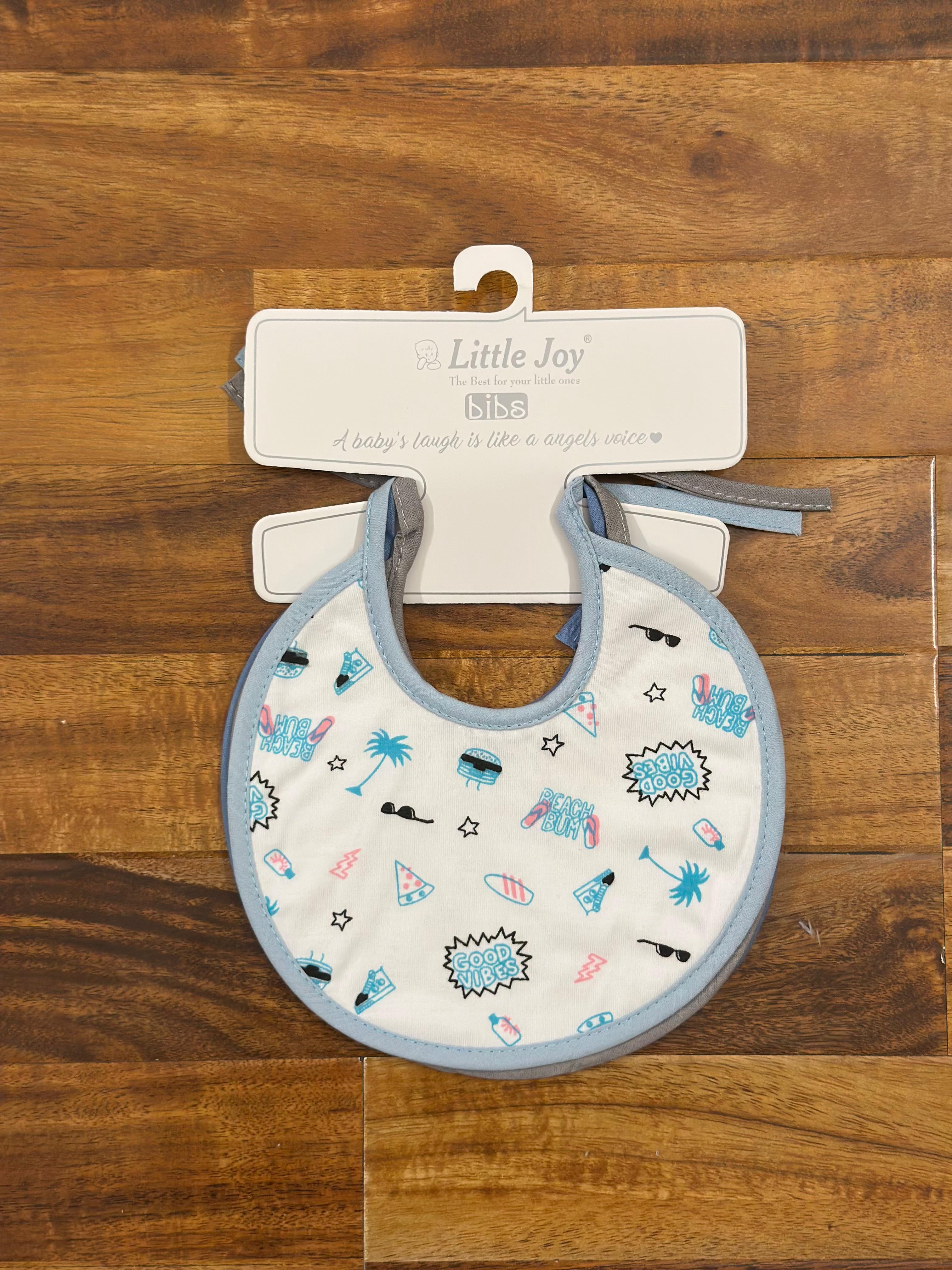 Baby Bibs Printed – String Tie Closure (Pack of 3)