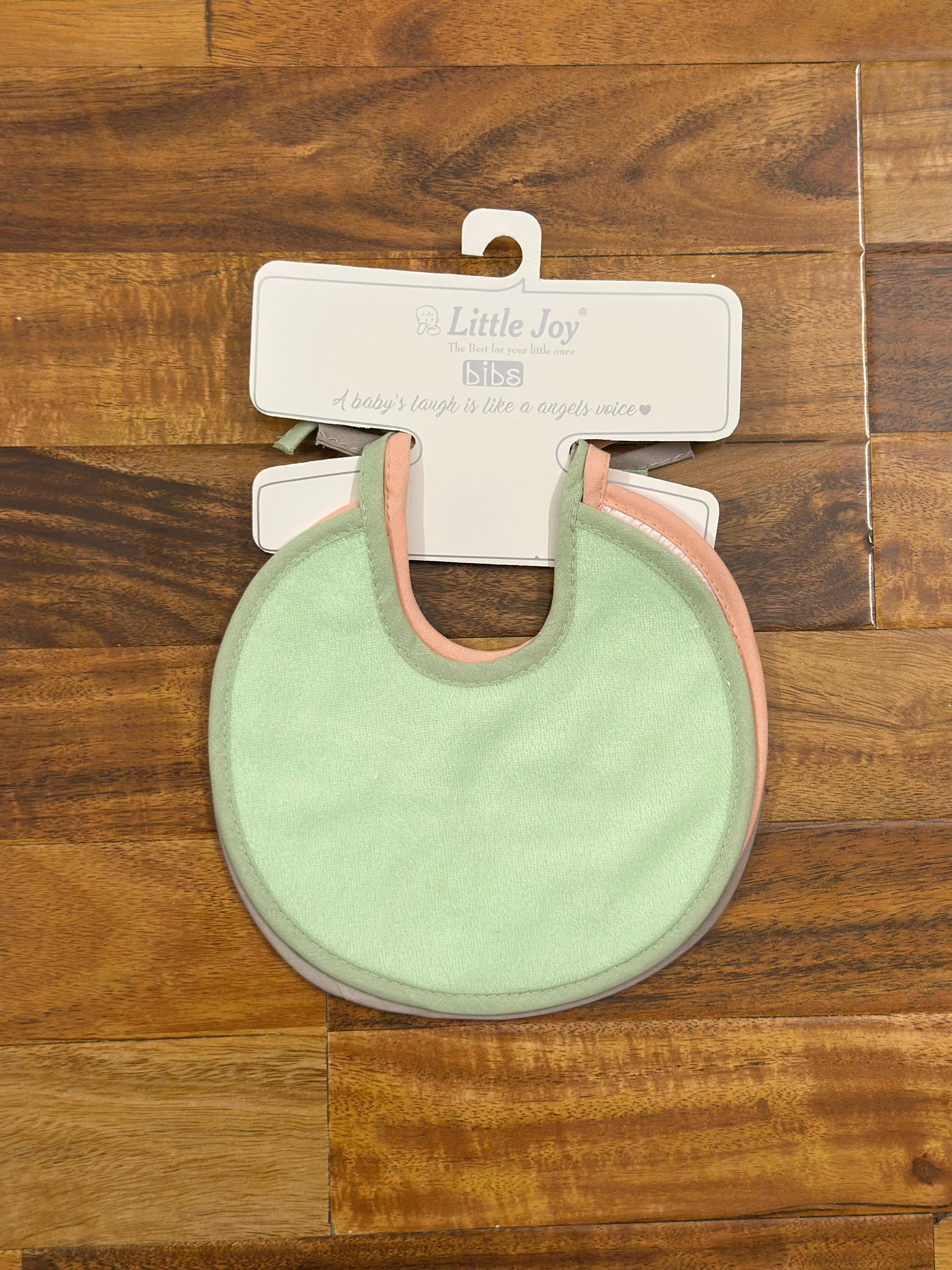 Baby Bibs Plain – String Tie Closure (Pack of 3)