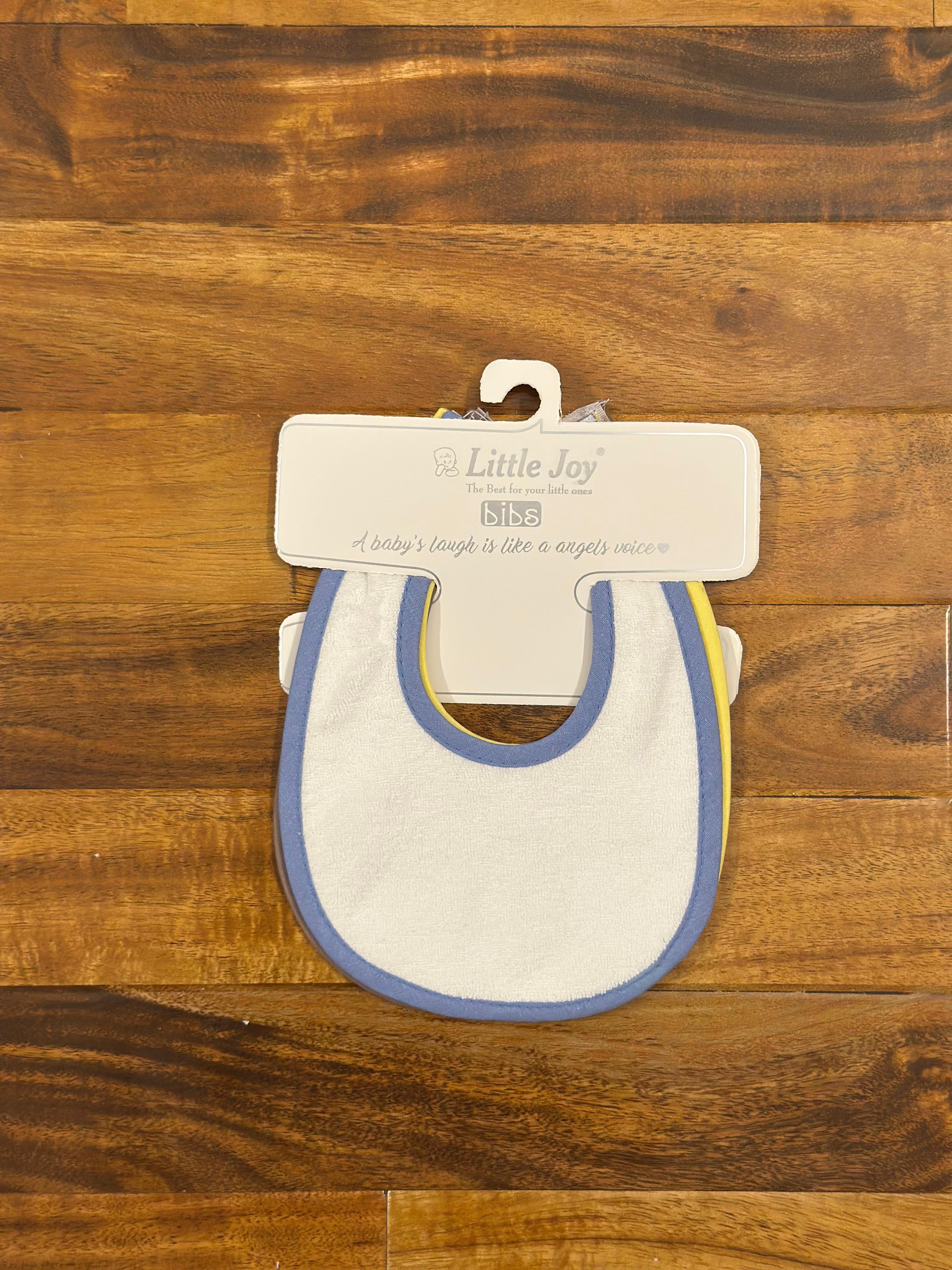 Baby Bibs Plain Stick-On – Set of 3
