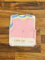 Baby Cotton Vest Sleeve less Front Open Colored  – Pack of 3