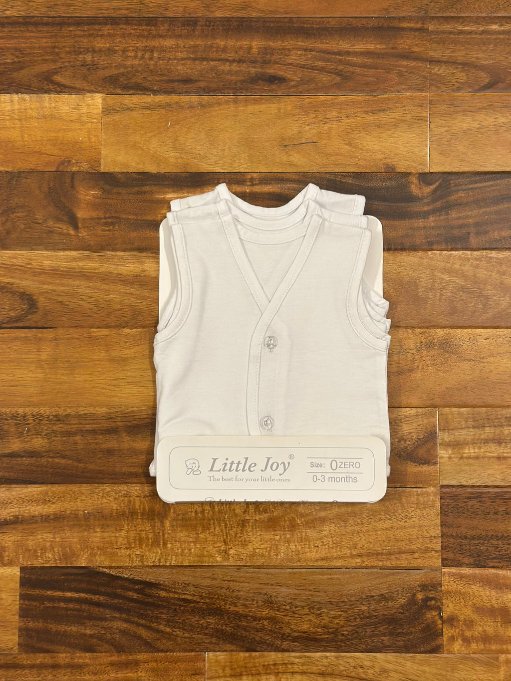 Baby Cotton White Vests – Set of 3