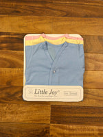 Baby Cotton Vest Plain Coloured F/S Front Open  – Pack of 3