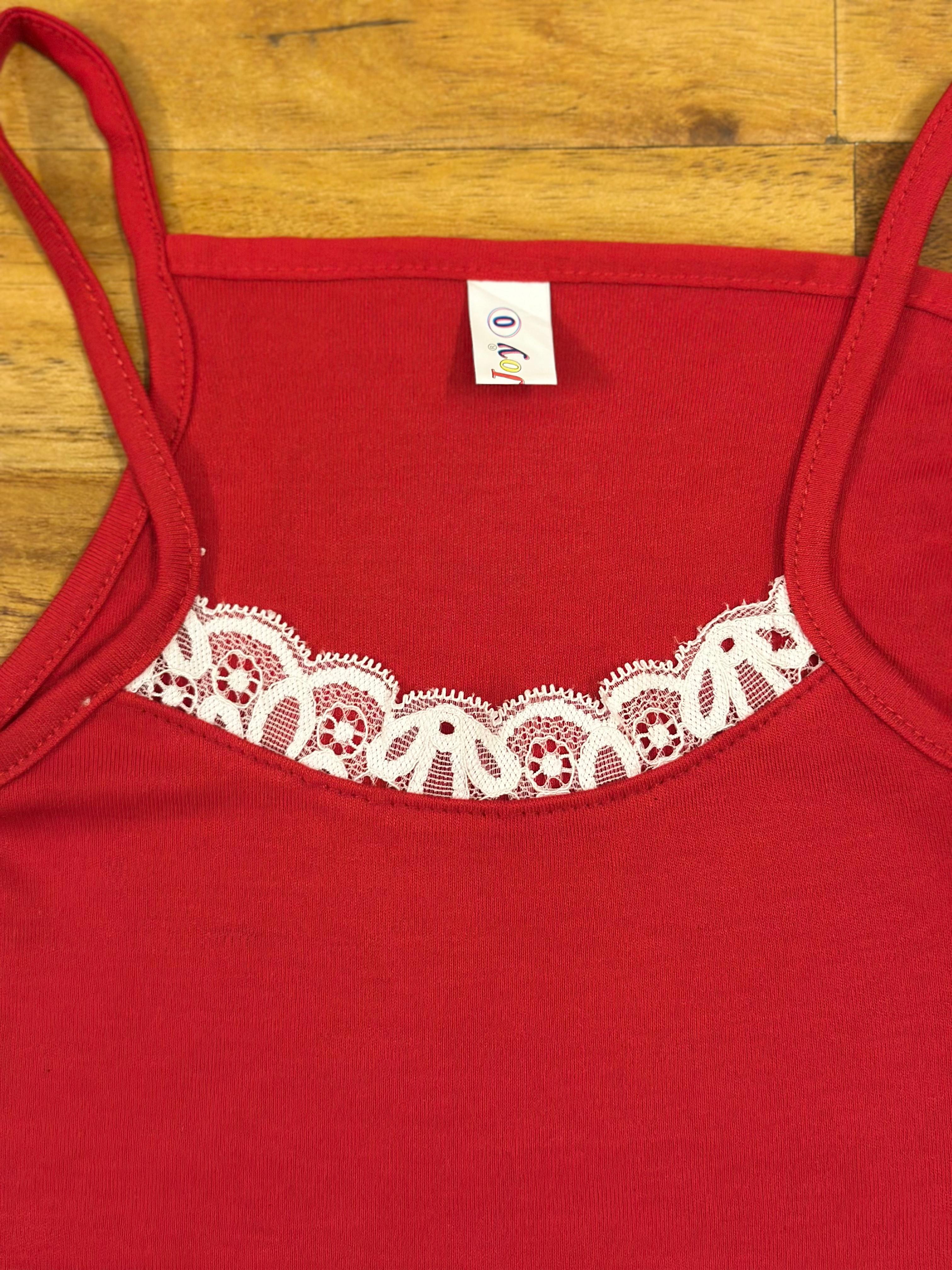 Girls Camisole Slip with Lace Detail – Pack of 3