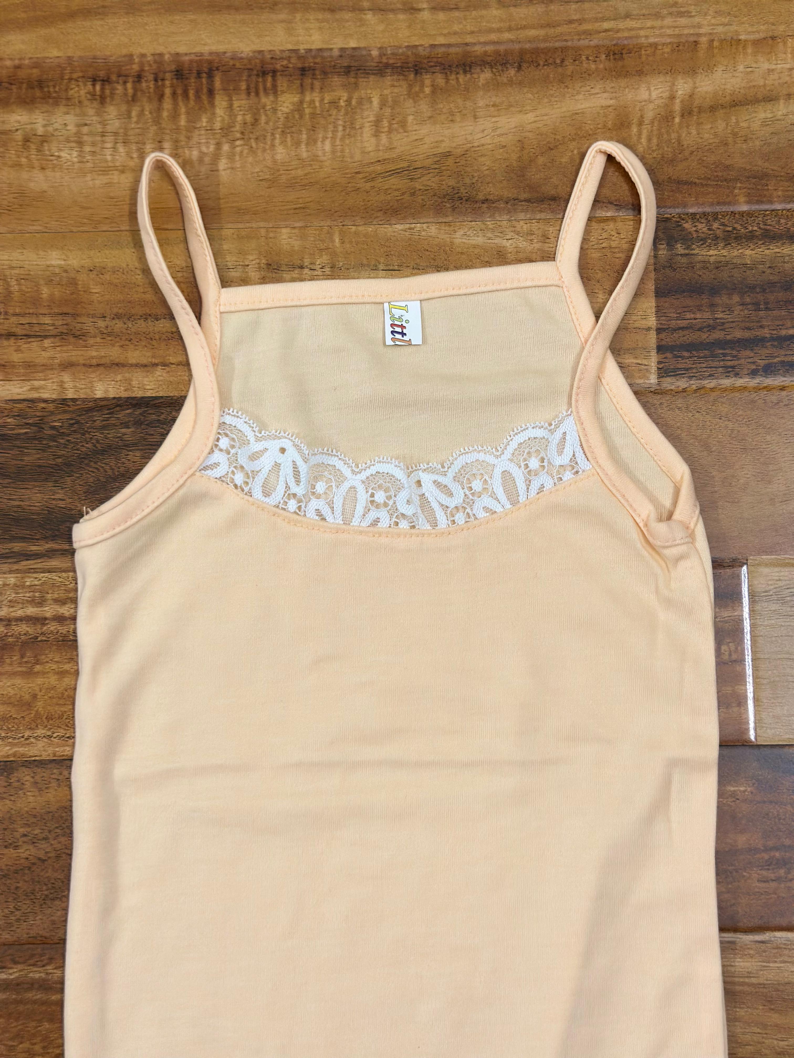 Girls Camisole Slip with Lace Detail – Pack of 3