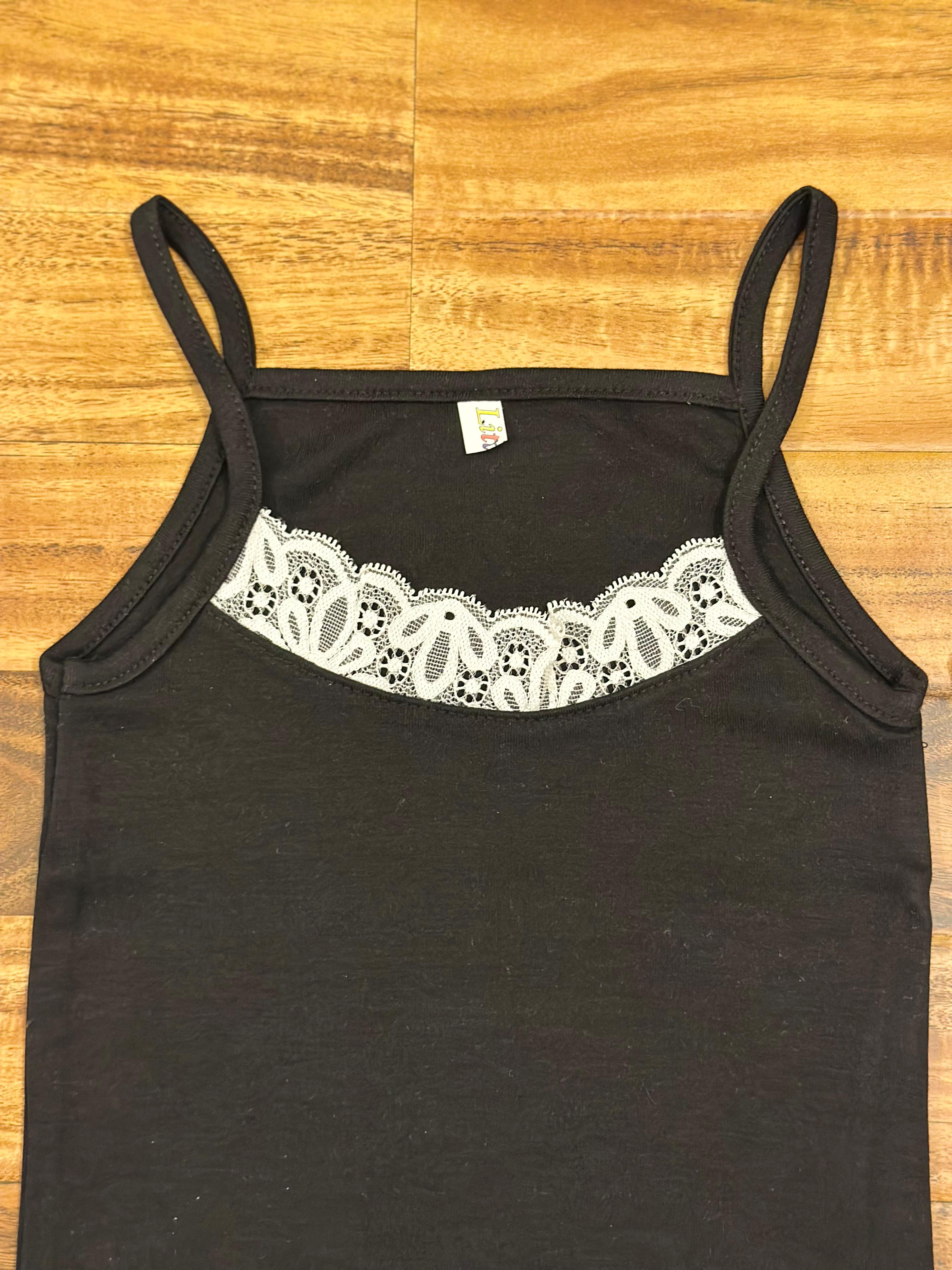 Girls Camisole Slip with Lace Detail – Pack of 3