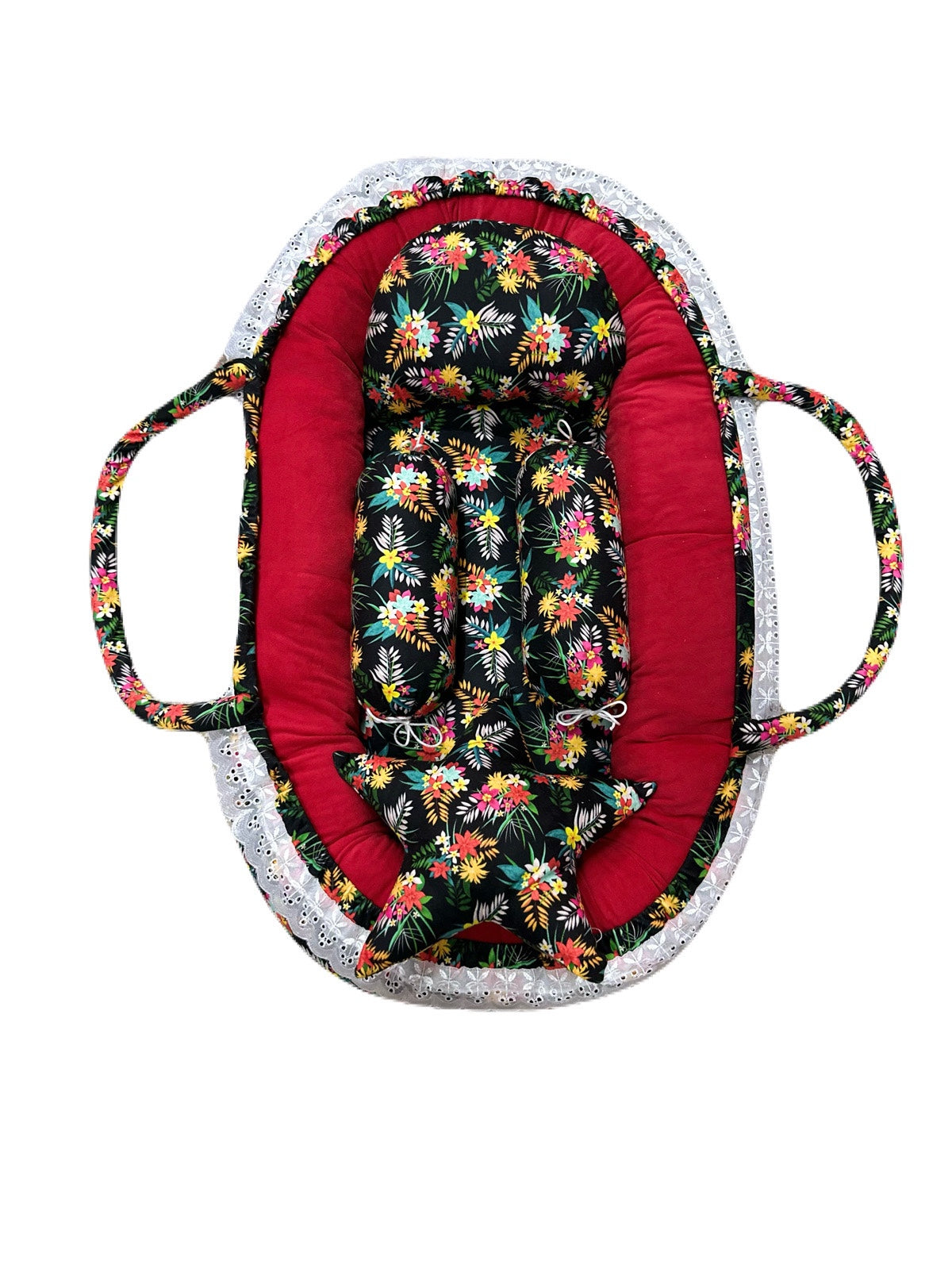 Newborn Snuggle Bed - FLORAL